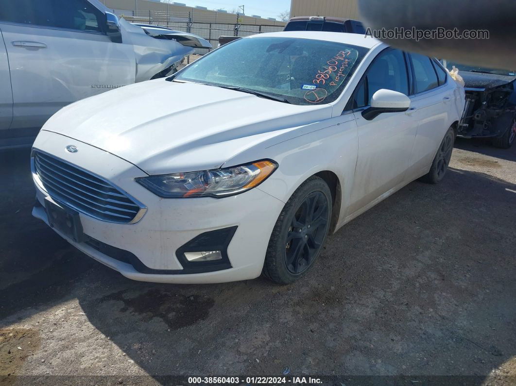 2020 Ford Fusion Se Белый vin: 3FA6P0HD7LR148248