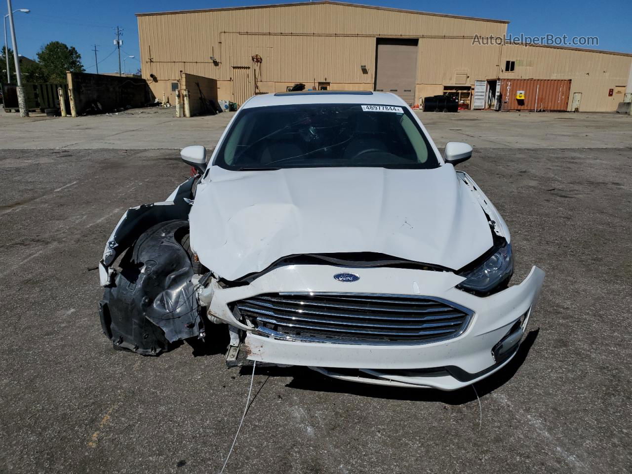 2020 Ford Fusion Se White vin: 3FA6P0HD7LR160139