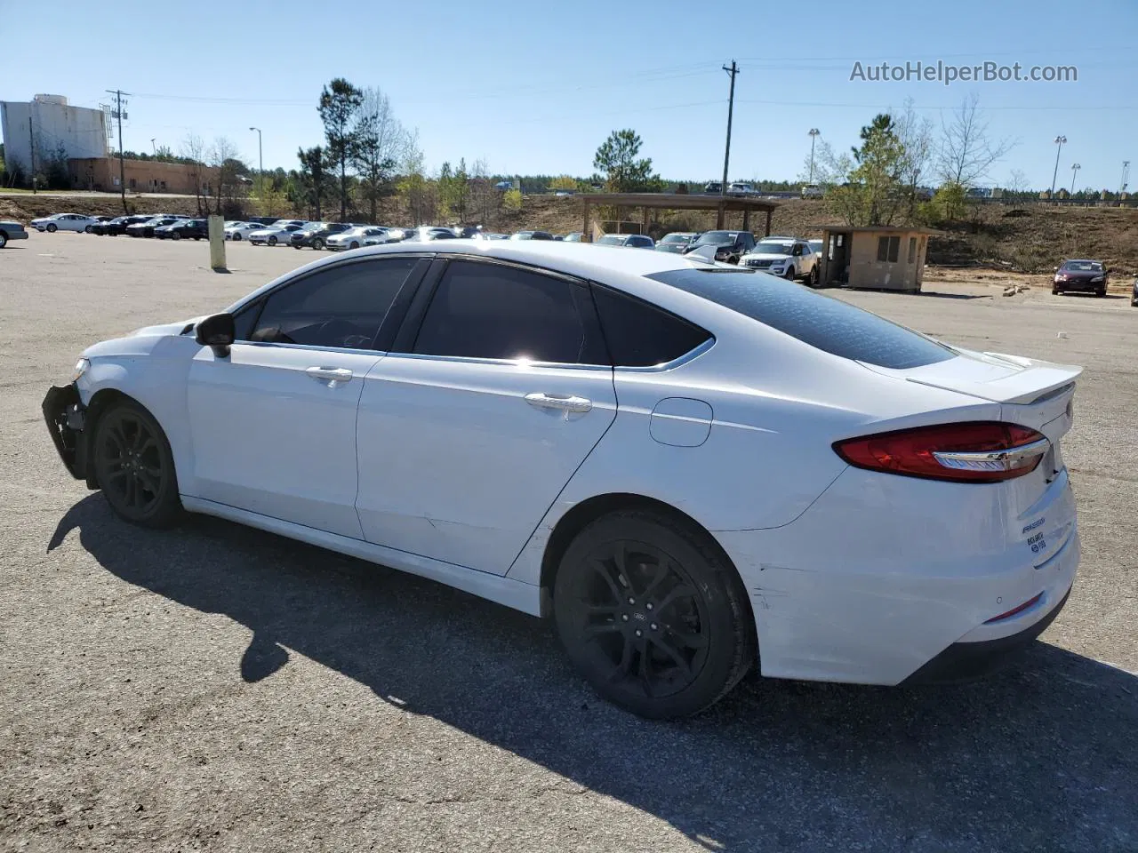 2020 Ford Fusion Se White vin: 3FA6P0HD7LR160139