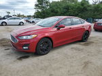 2020 Ford Fusion Se Red vin: 3FA6P0HD7LR186322