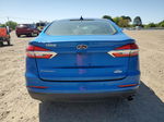 2020 Ford Fusion Se Blue vin: 3FA6P0HD7LR229735