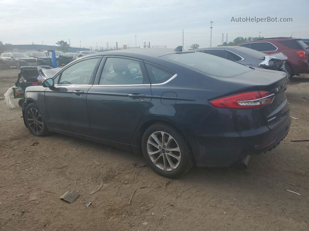 2020 Ford Fusion Se Black vin: 3FA6P0HD7LR232053