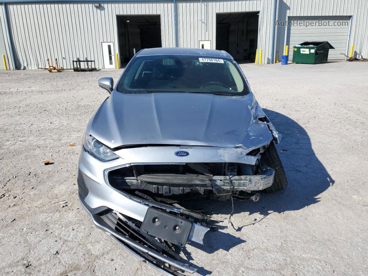 2020 Ford Fusion Se Silver vin: 3FA6P0HD7LR234935