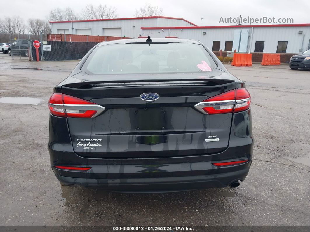 2020 Ford Fusion Se Black vin: 3FA6P0HD7LR254909