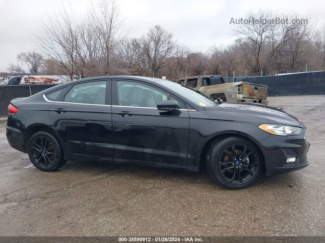 2020 Ford Fusion Se Black vin: 3FA6P0HD7LR254909