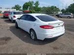 2020 Ford Fusion Se White vin: 3FA6P0HD7LR261844