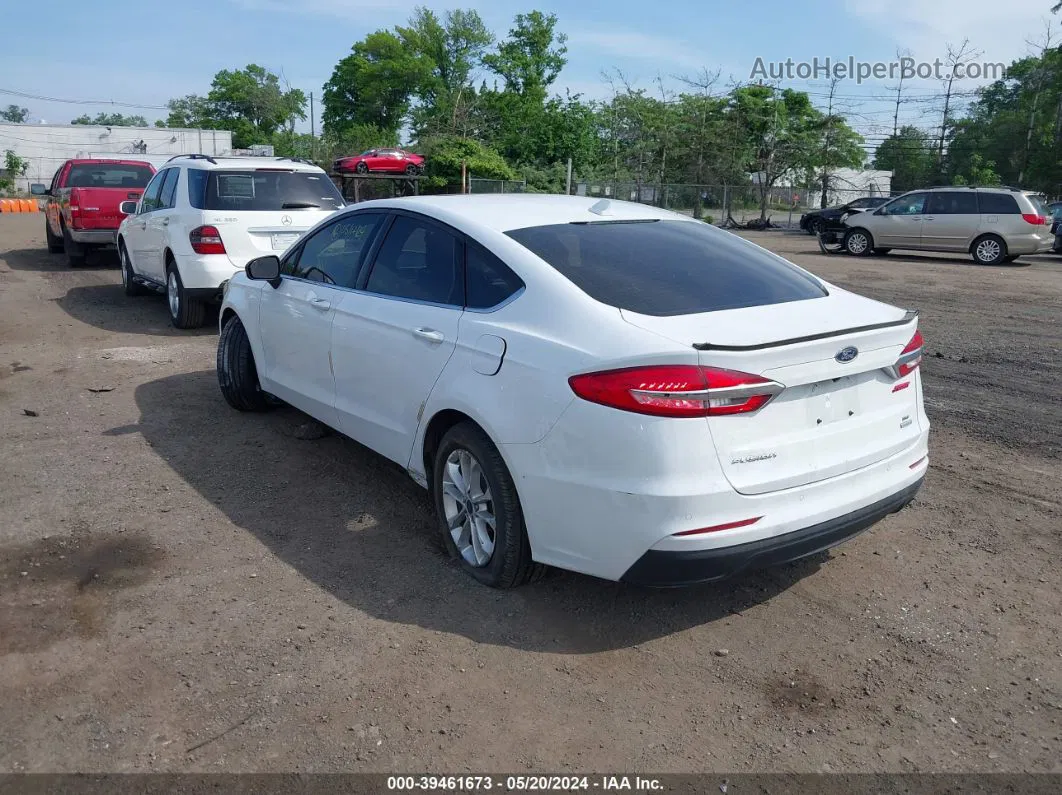 2020 Ford Fusion Se Белый vin: 3FA6P0HD7LR261844