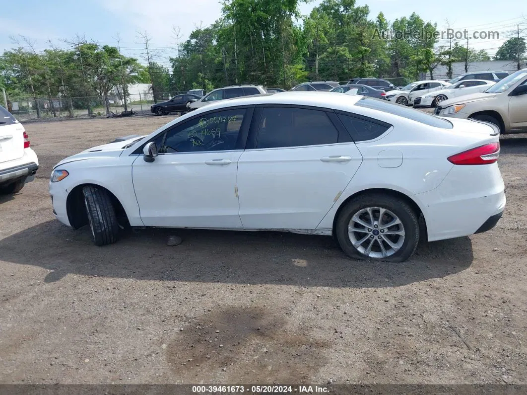 2020 Ford Fusion Se Белый vin: 3FA6P0HD7LR261844