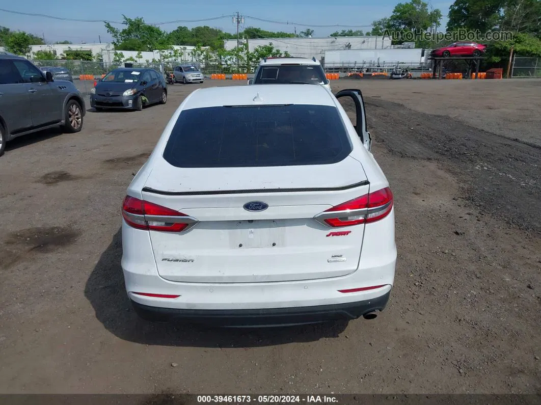 2020 Ford Fusion Se Белый vin: 3FA6P0HD7LR261844