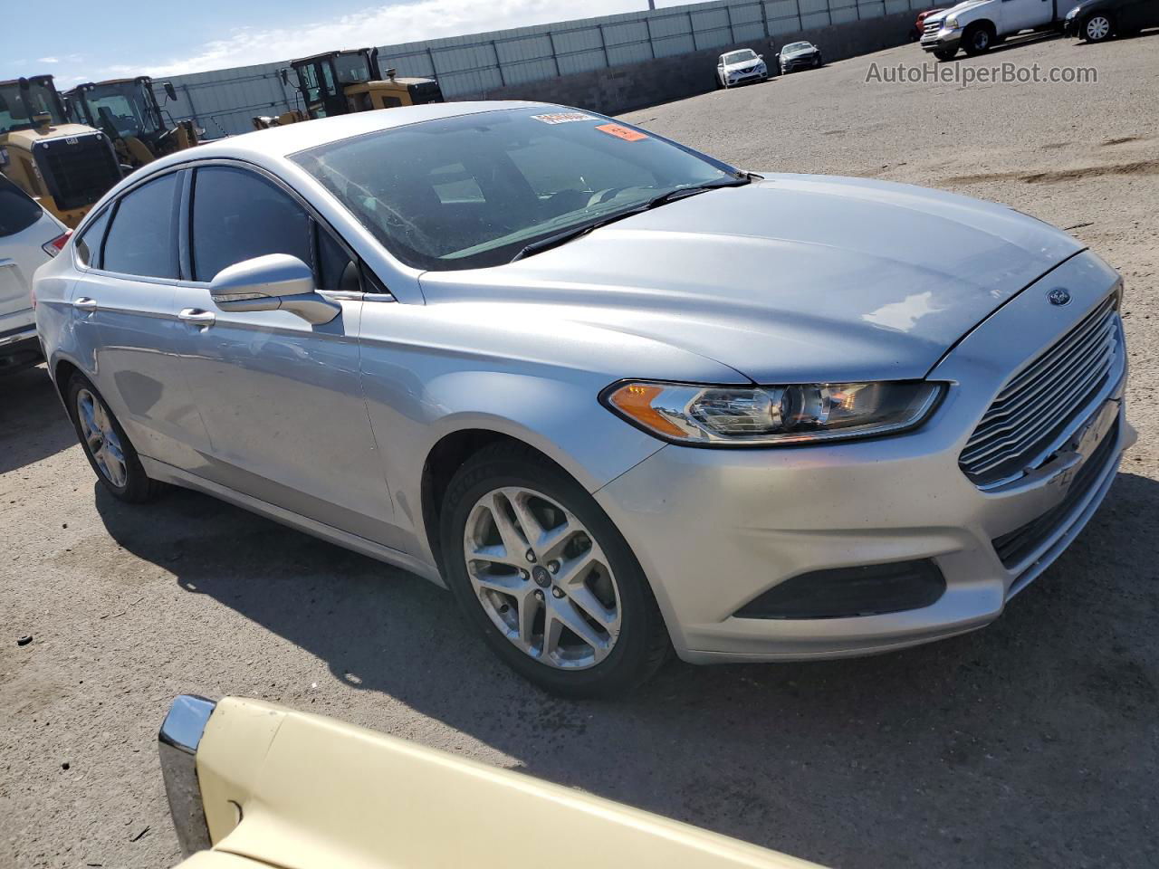 2014 Ford Fusion Se Серебряный vin: 3FA6P0HD8ER121790