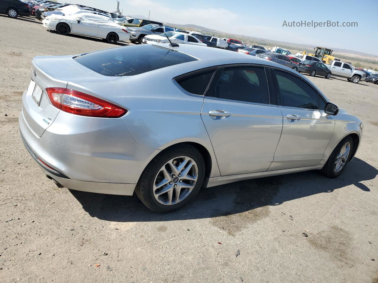 2014 Ford Fusion Se Silver vin: 3FA6P0HD8ER121790