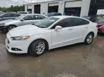 2014 Ford Fusion Se White vin: 3FA6P0HD8ER130148