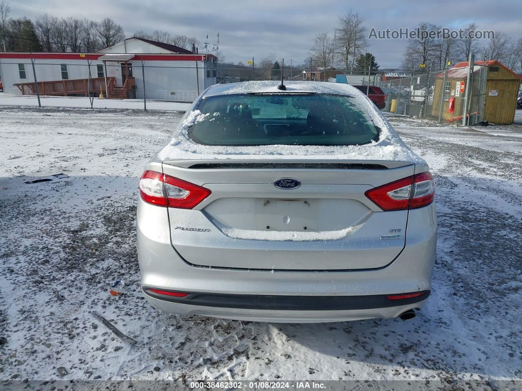 2014 Ford Fusion Se Silver vin: 3FA6P0HD8ER141103