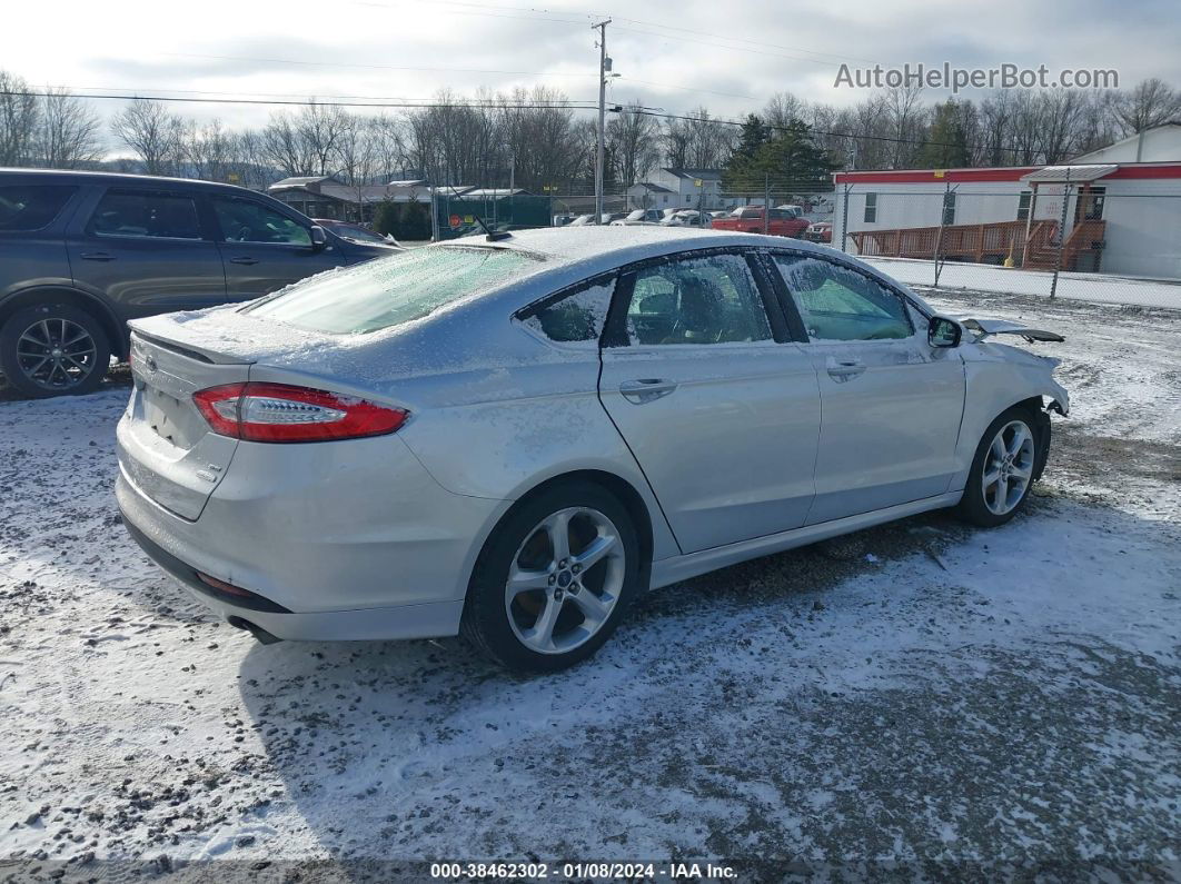 2014 Ford Fusion Se Серебряный vin: 3FA6P0HD8ER141103