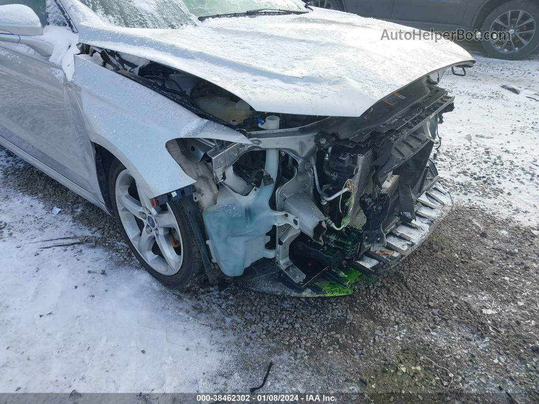 2014 Ford Fusion Se Silver vin: 3FA6P0HD8ER141103