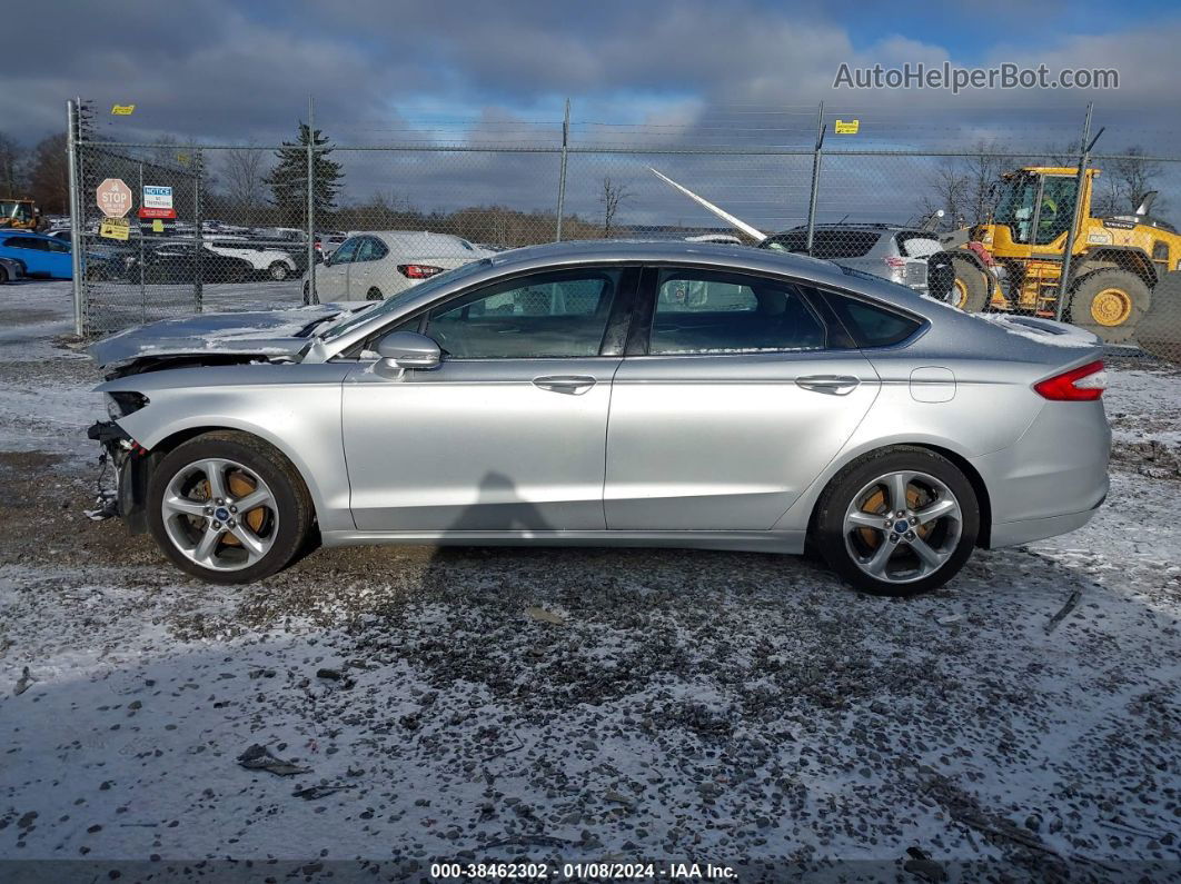 2014 Ford Fusion Se Silver vin: 3FA6P0HD8ER141103