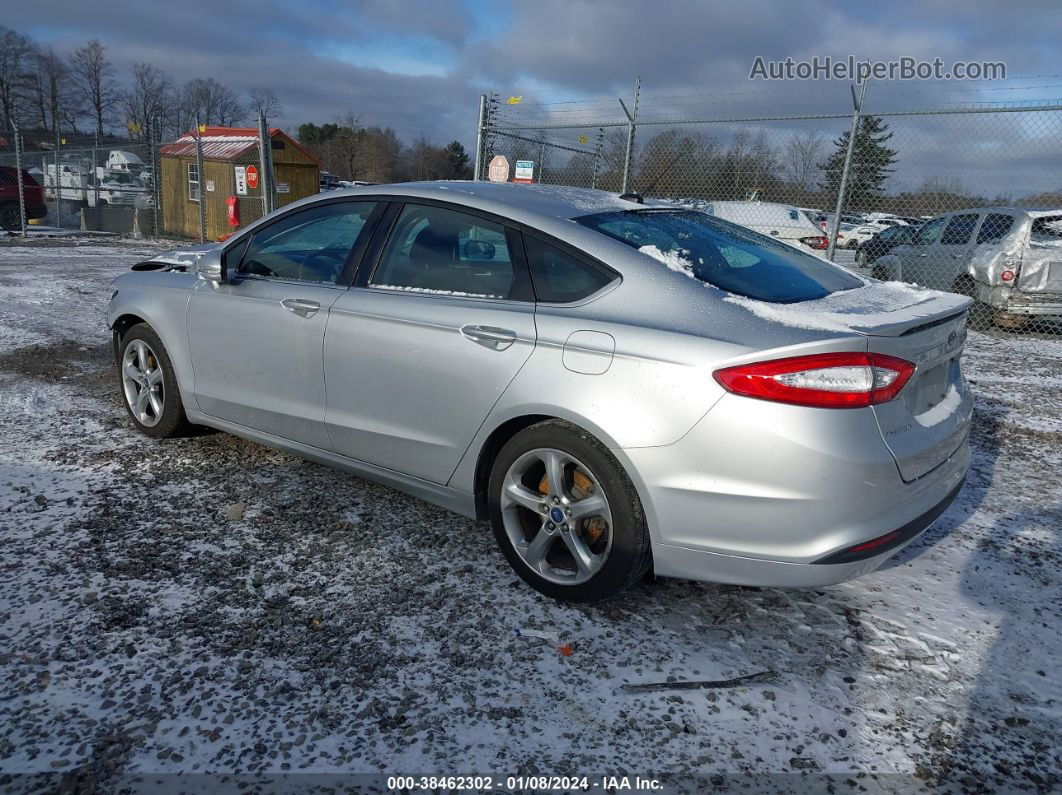 2014 Ford Fusion Se Silver vin: 3FA6P0HD8ER141103