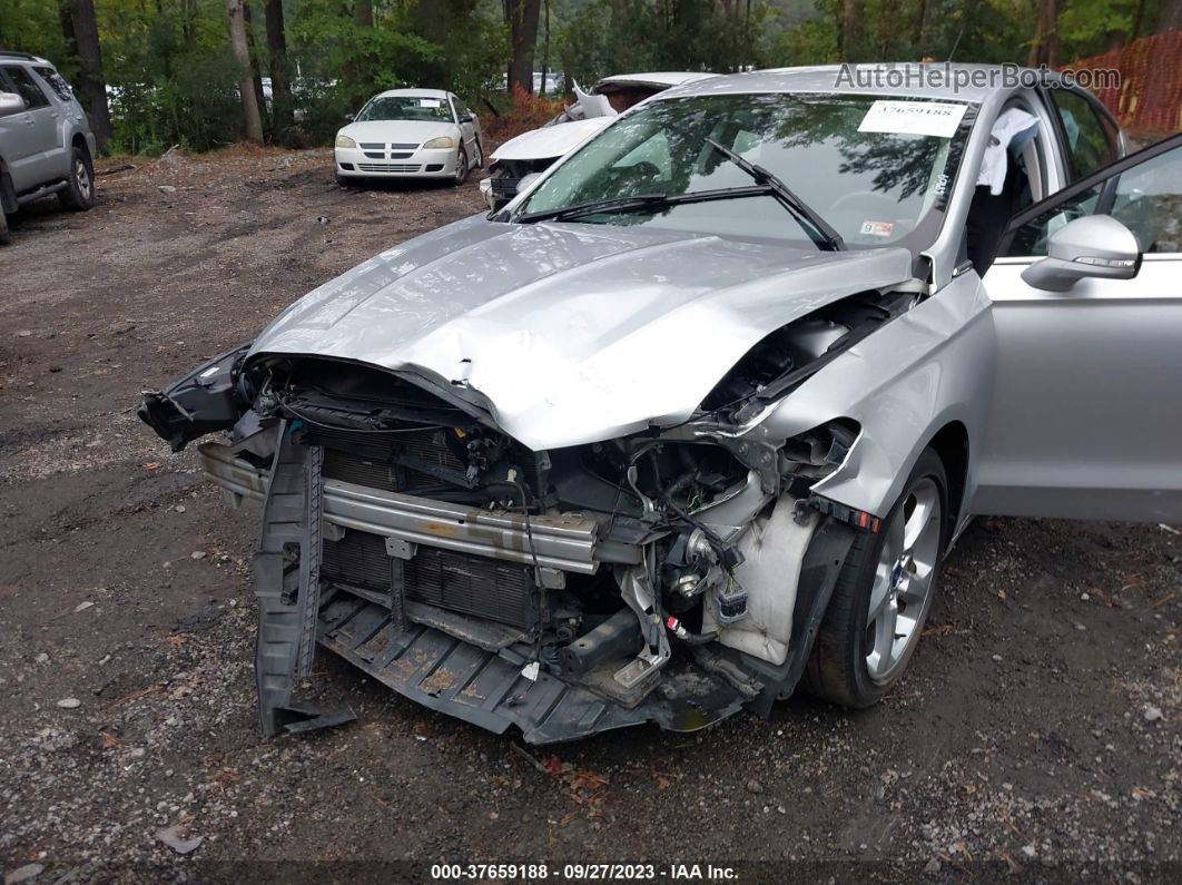 2014 Ford Fusion Se Серебряный vin: 3FA6P0HD8ER162341