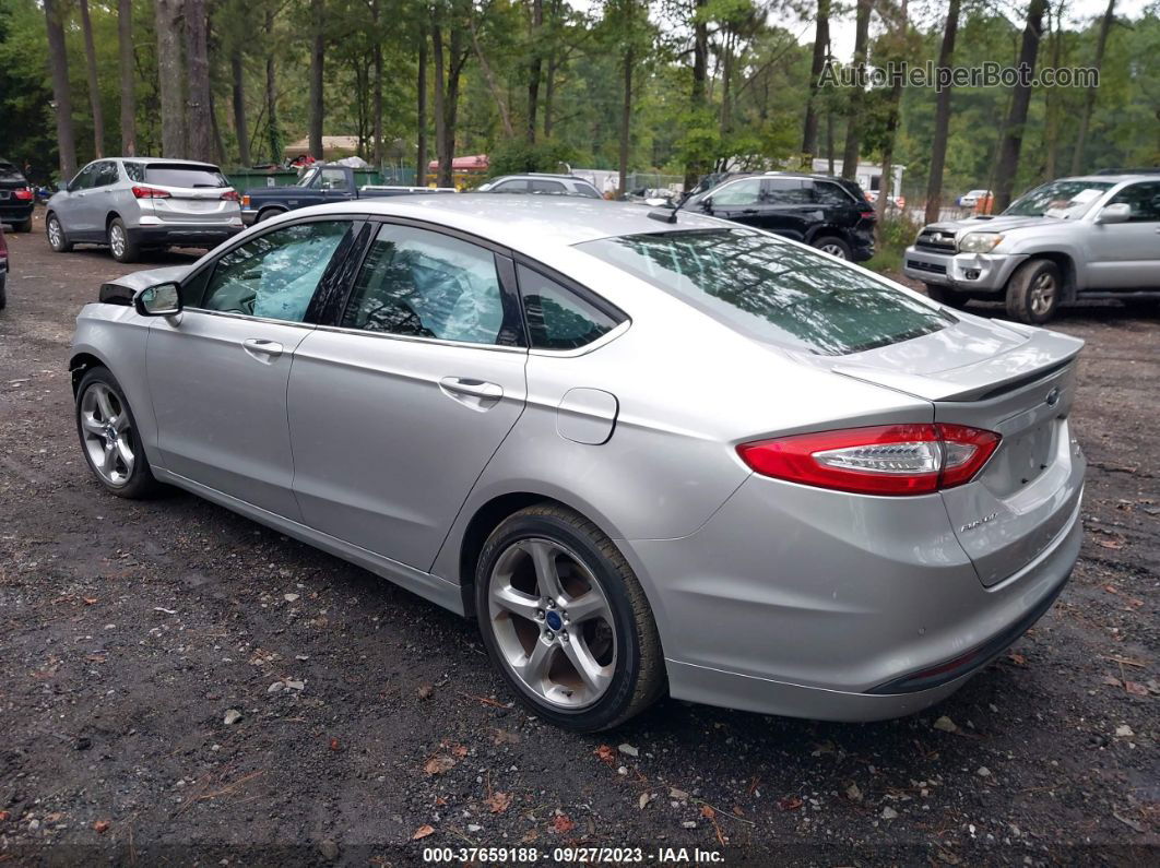 2014 Ford Fusion Se Серебряный vin: 3FA6P0HD8ER162341