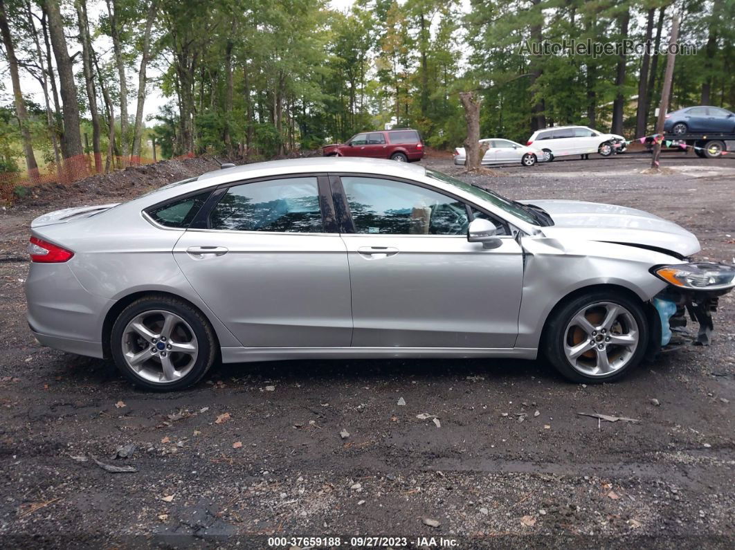 2014 Ford Fusion Se Серебряный vin: 3FA6P0HD8ER162341