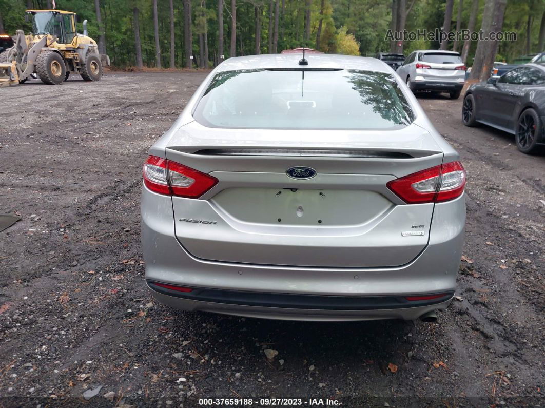 2014 Ford Fusion Se Серебряный vin: 3FA6P0HD8ER162341