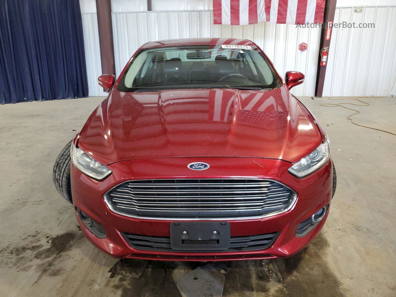 2014 Ford Fusion Se Red vin: 3FA6P0HD8ER178104