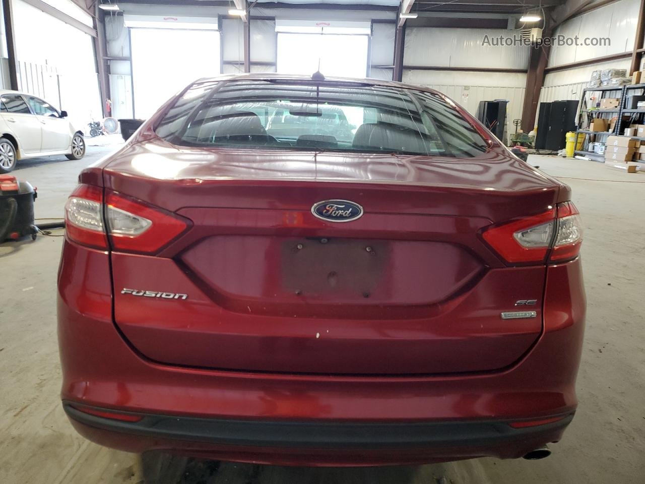 2014 Ford Fusion Se Red vin: 3FA6P0HD8ER178104