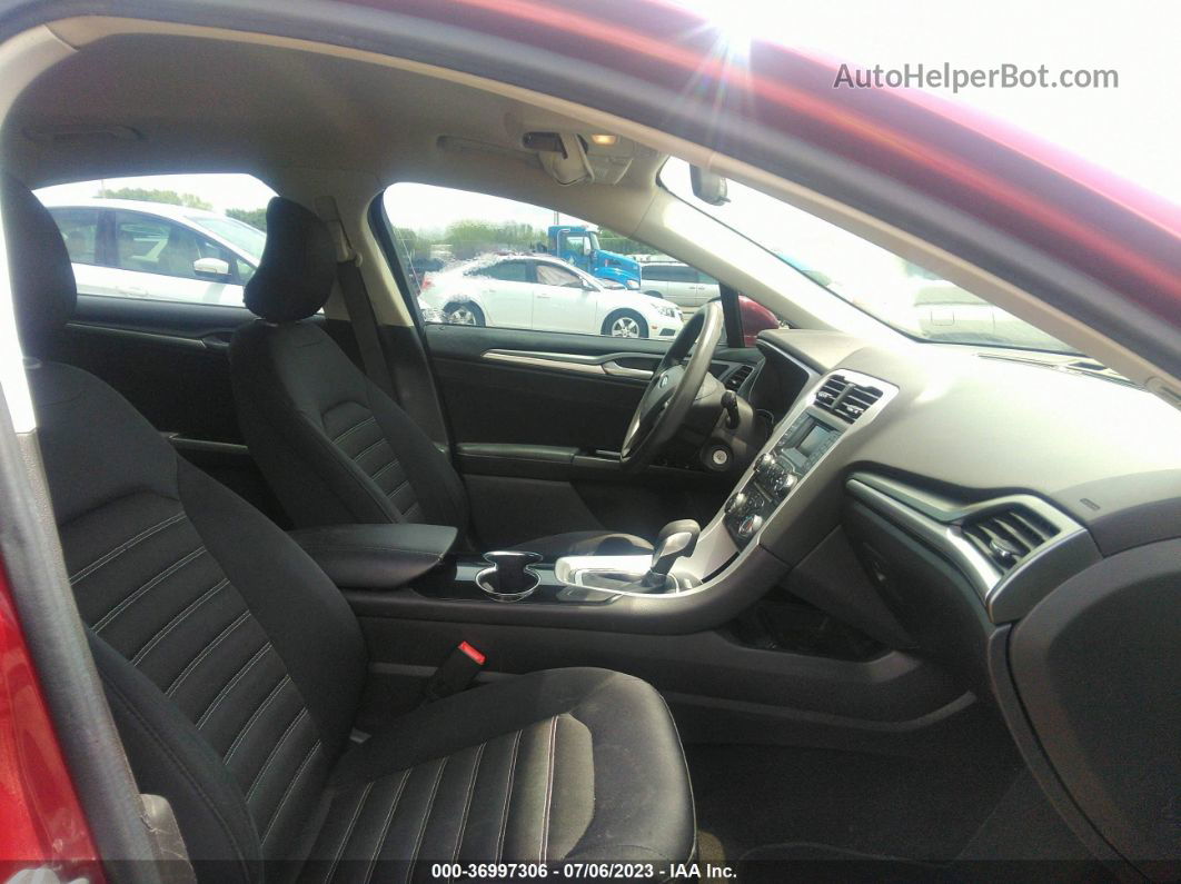 2015 Ford Fusion Se Красный vin: 3FA6P0HD8FR169761