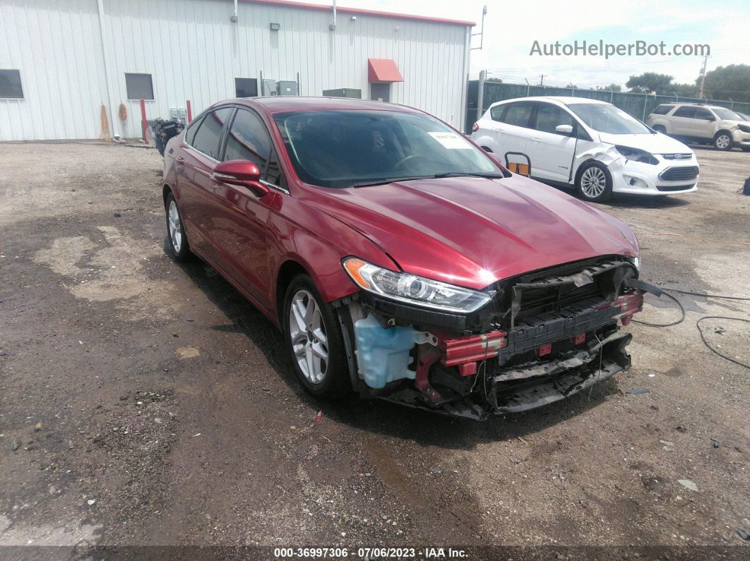 2015 Ford Fusion Se Red vin: 3FA6P0HD8FR169761