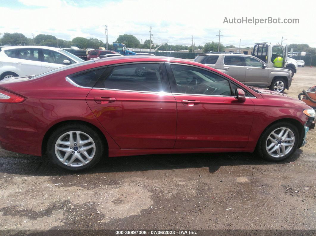 2015 Ford Fusion Se Красный vin: 3FA6P0HD8FR169761