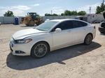 2015 Ford Fusion Se White vin: 3FA6P0HD8FR204024