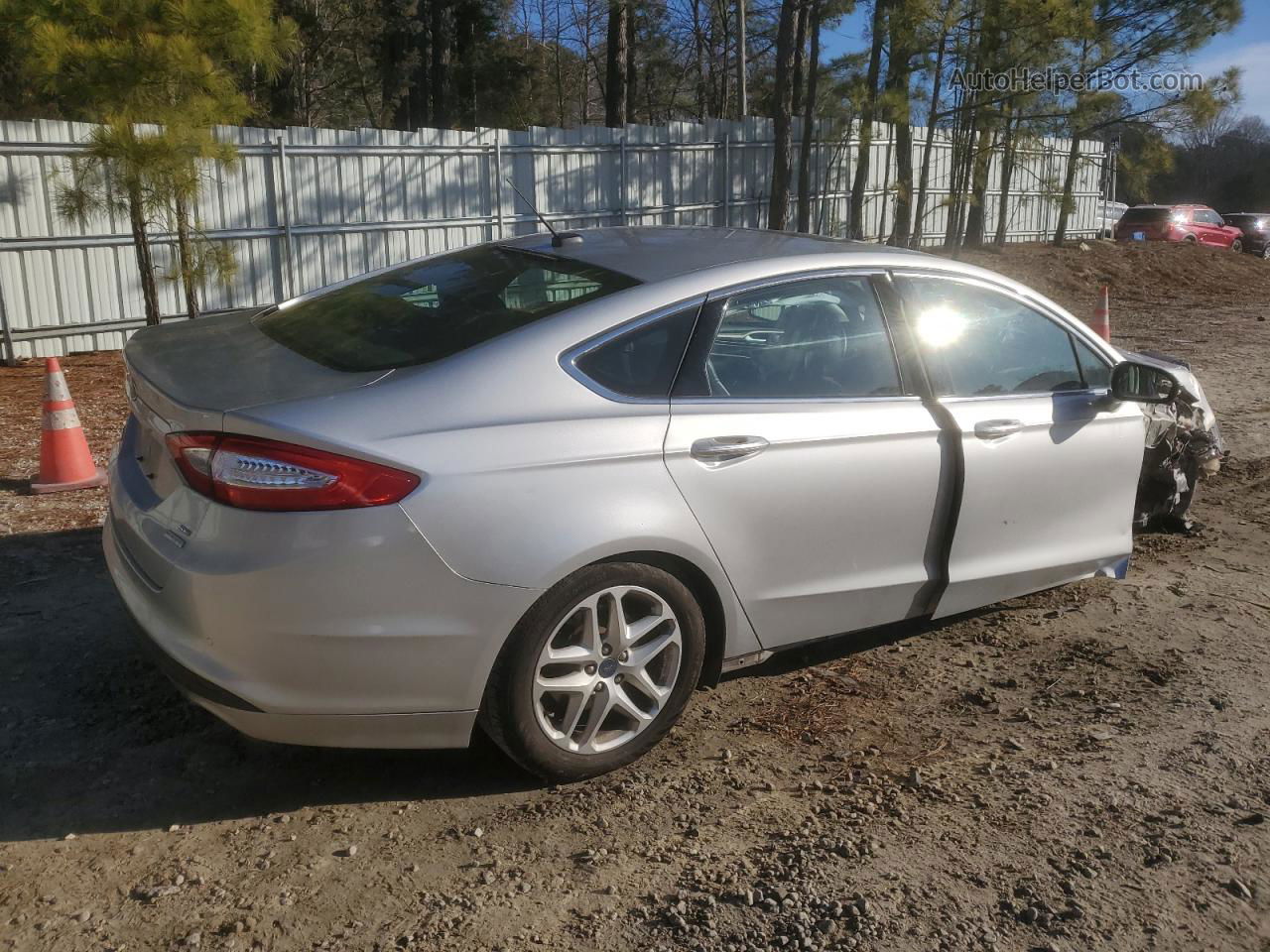 2015 Ford Fusion Se Silver vin: 3FA6P0HD8FR218411