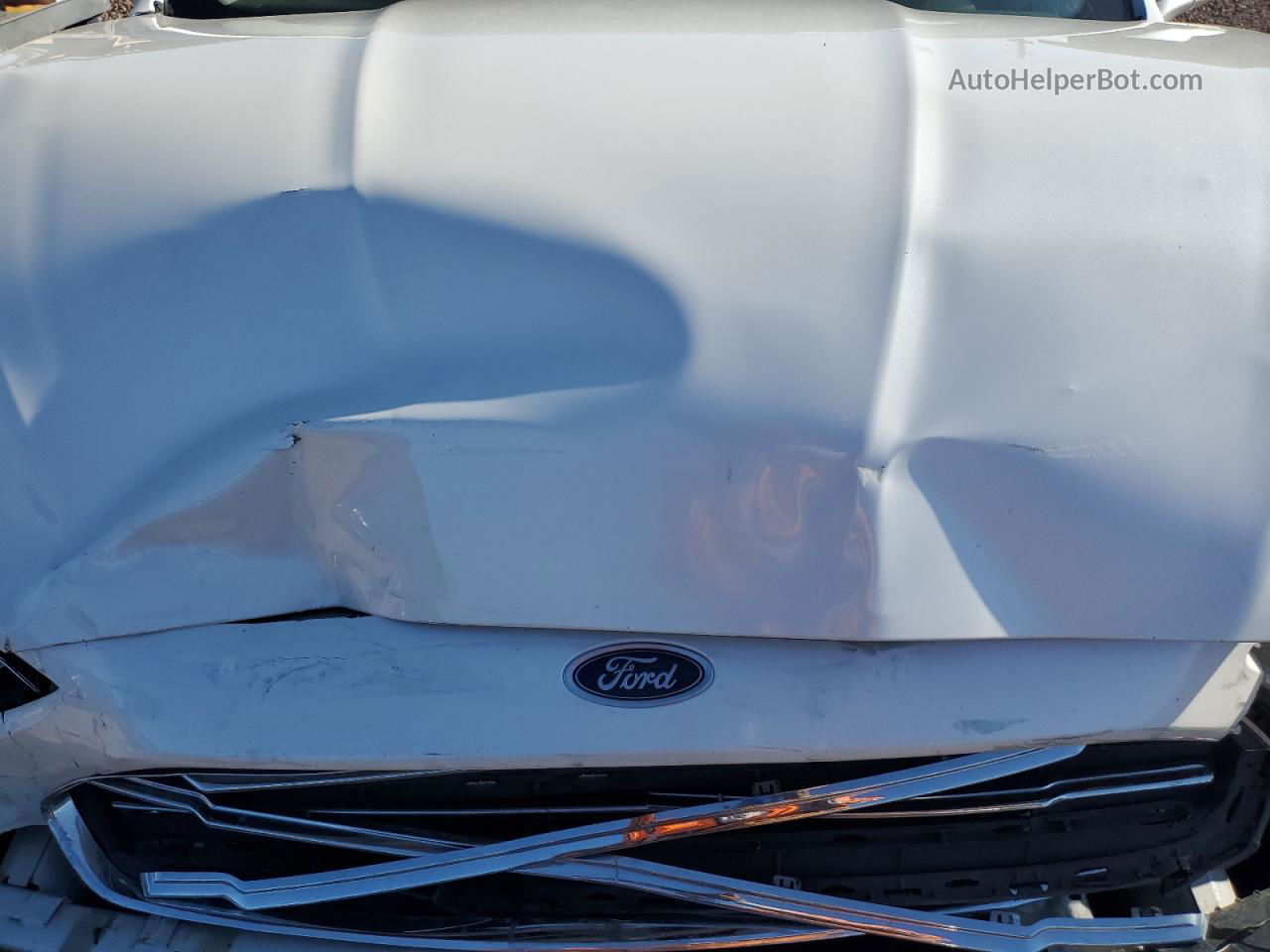2015 Ford Fusion Se White vin: 3FA6P0HD8FR295005