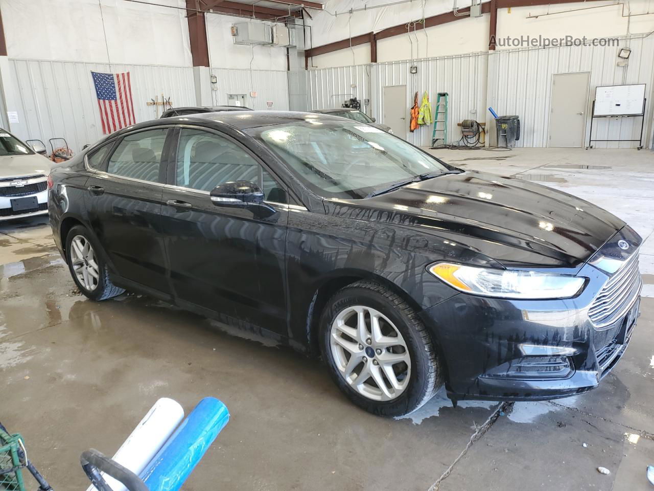 2016 Ford Fusion Se Black vin: 3FA6P0HD8GR114874