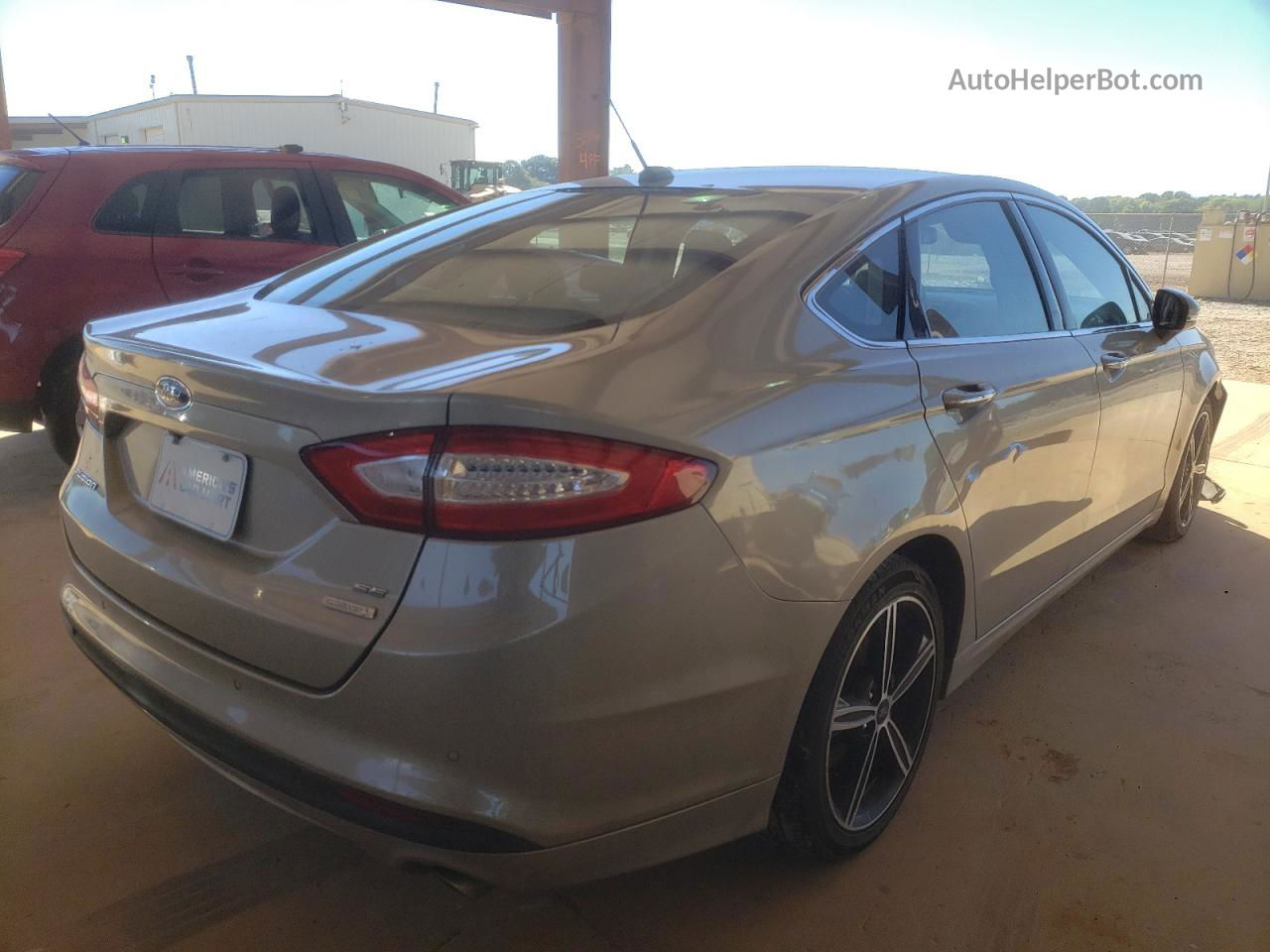 2016 Ford Fusion Se Золотой vin: 3FA6P0HD8GR183273