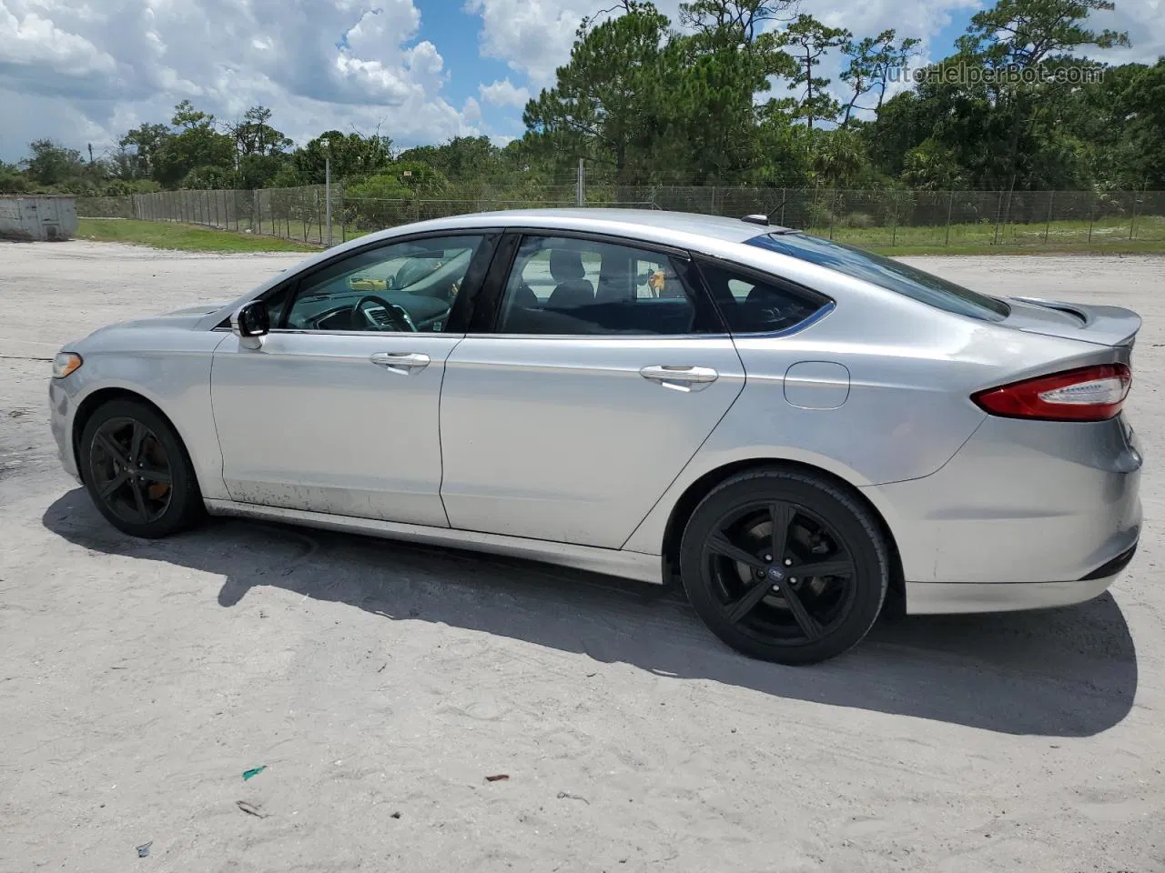 2016 Ford Fusion Se Silver vin: 3FA6P0HD8GR336833