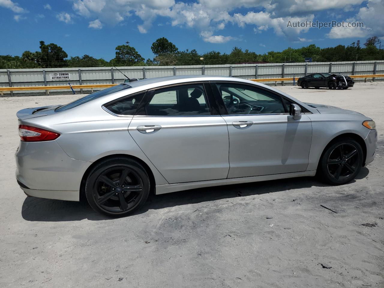 2016 Ford Fusion Se Silver vin: 3FA6P0HD8GR336833