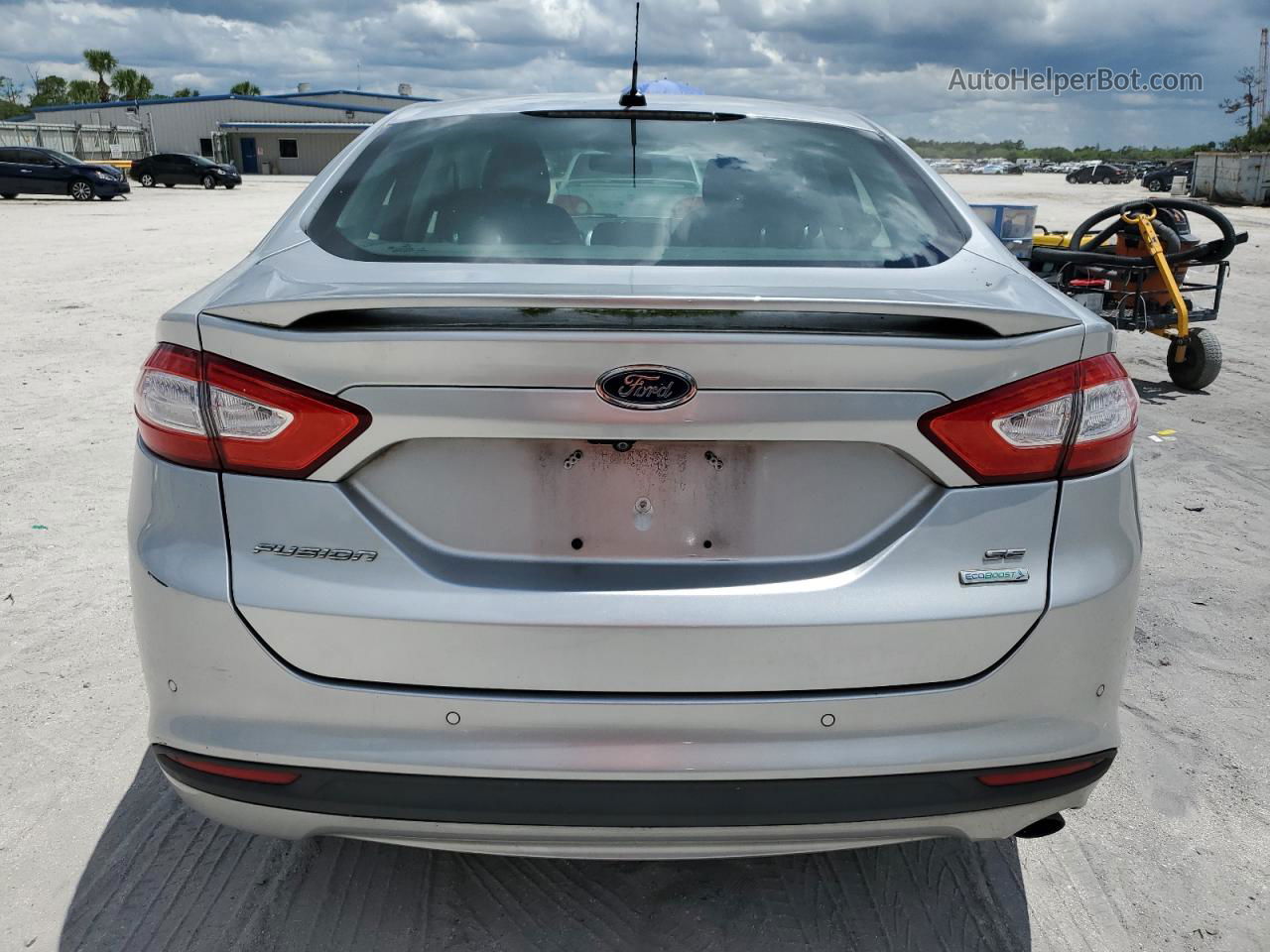 2016 Ford Fusion Se Silver vin: 3FA6P0HD8GR336833