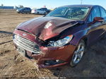 2016 Ford Fusion Se Burgundy vin: 3FA6P0HD8GR341885