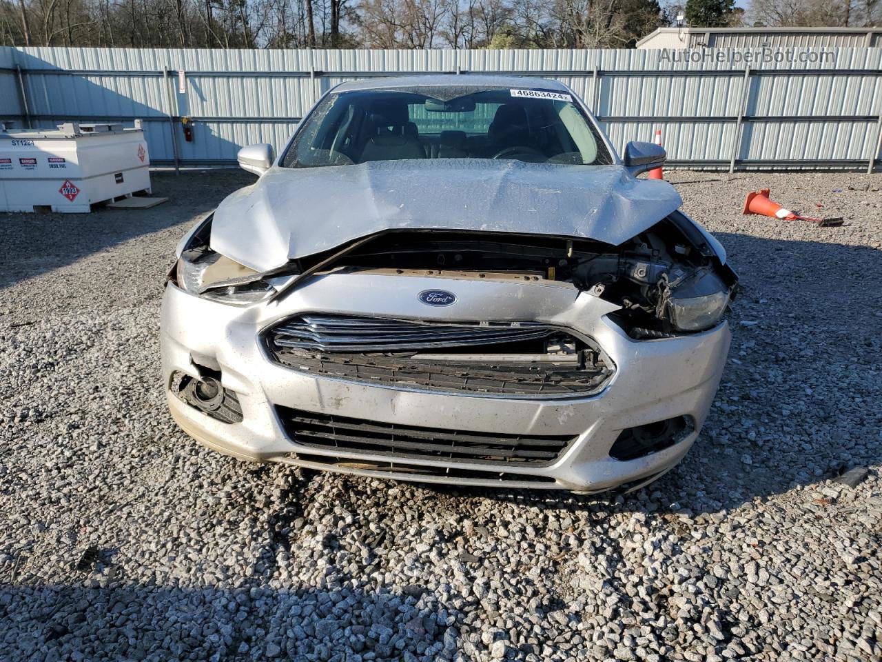 2016 Ford Fusion Se Silver vin: 3FA6P0HD8GR363532