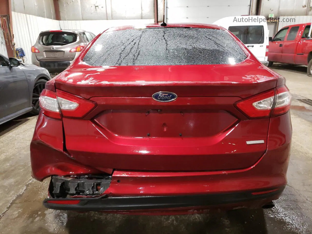 2016 Ford Fusion Se Red vin: 3FA6P0HD8GR396823