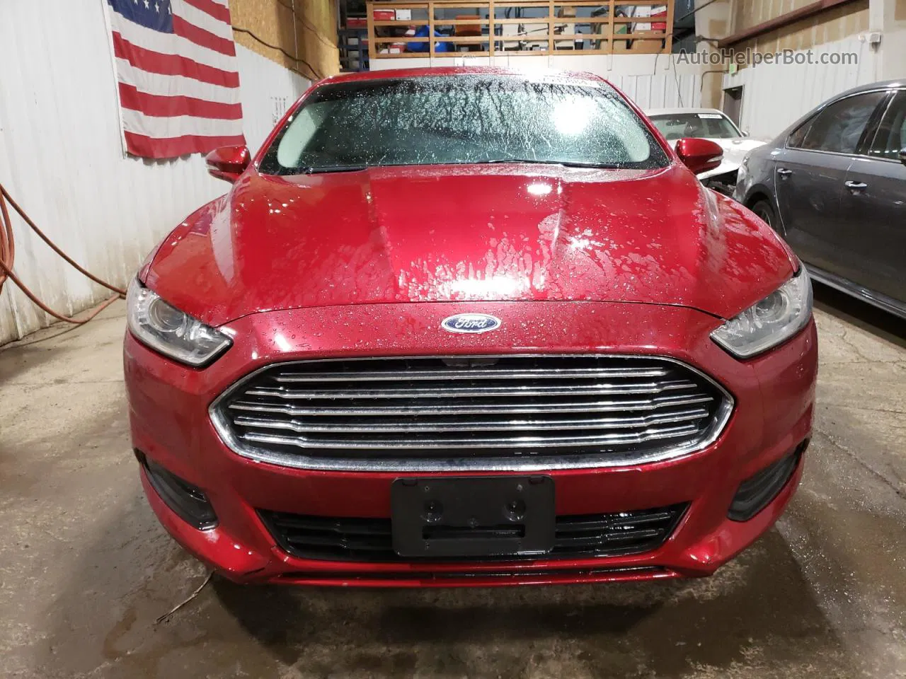 2016 Ford Fusion Se Красный vin: 3FA6P0HD8GR396823