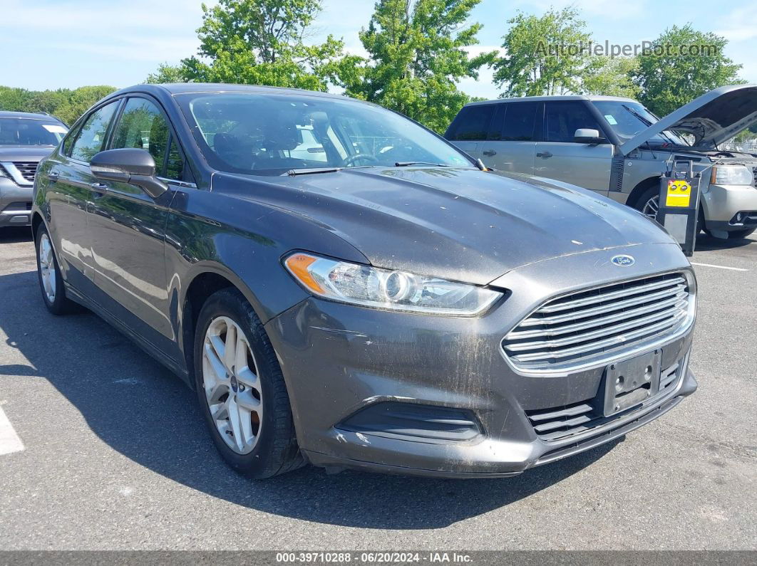 2016 Ford Fusion Se Gray vin: 3FA6P0HD8GR402040