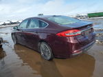 2017 Ford Fusion Se Maroon vin: 3FA6P0HD8HR180486