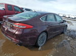 2017 Ford Fusion Se Maroon vin: 3FA6P0HD8HR180486