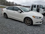 2017 Ford Fusion Se White vin: 3FA6P0HD8HR189365