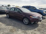 2017 Ford Fusion Se Бордовый vin: 3FA6P0HD8HR215981