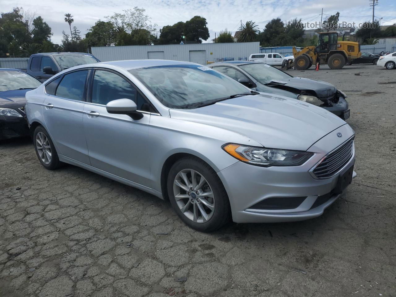 2017 Ford Fusion Se Silver vin: 3FA6P0HD8HR247720