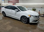 2017 Ford Fusion Se White vin: 3FA6P0HD8HR264047