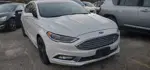 2017 Ford Fusion Se White vin: 3FA6P0HD8HR349485